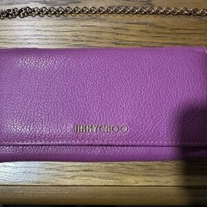 Jimmy Choo Pink/ Purple  Leather wallet